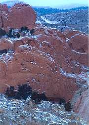 Snowy Rocks, Garden of the Gods