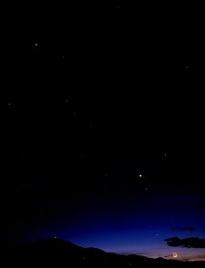 Five Planets and Crescent Moon, May 13